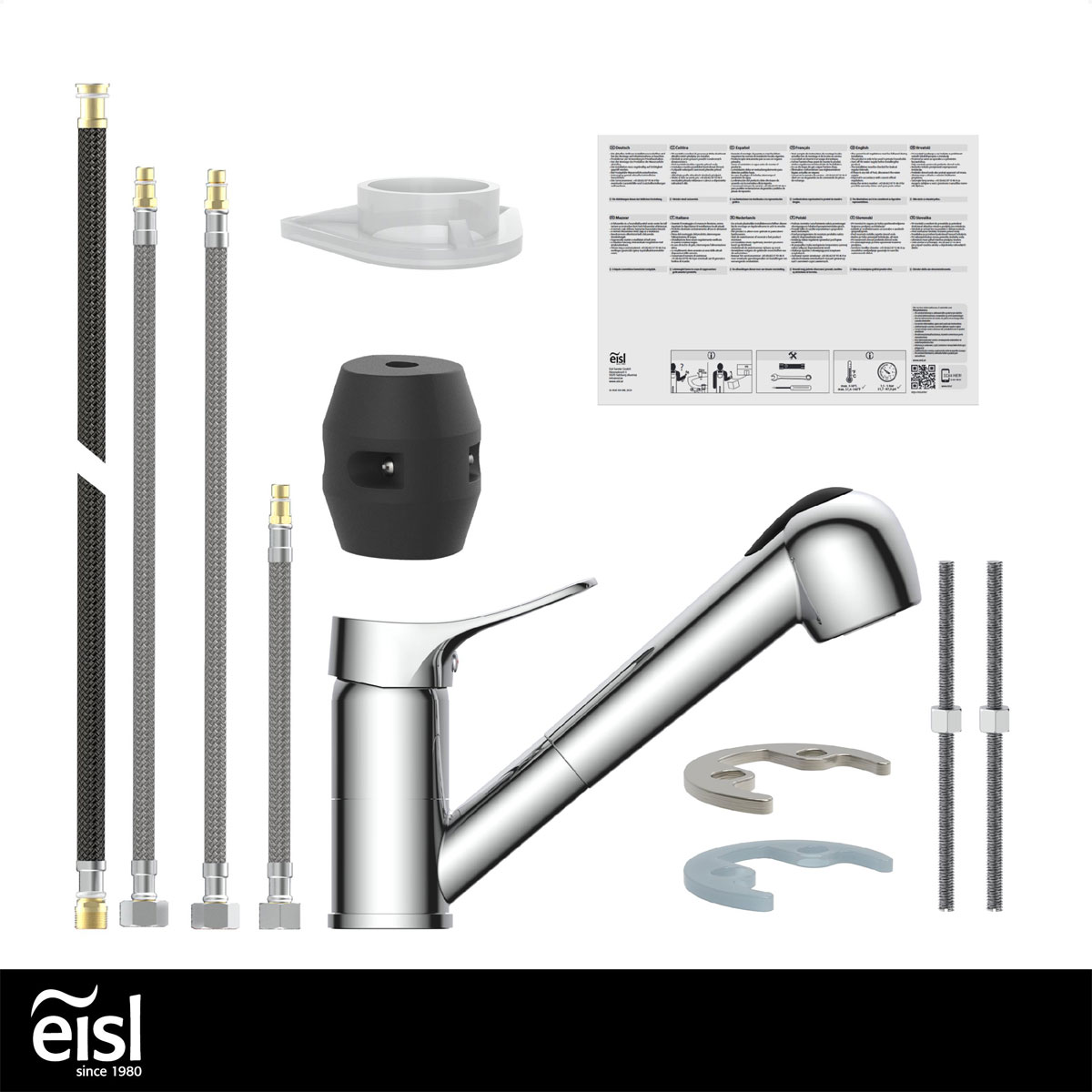 Eisl  Spültischarmatur „Verona“ chrom mit Geschirrbrause Bild 5