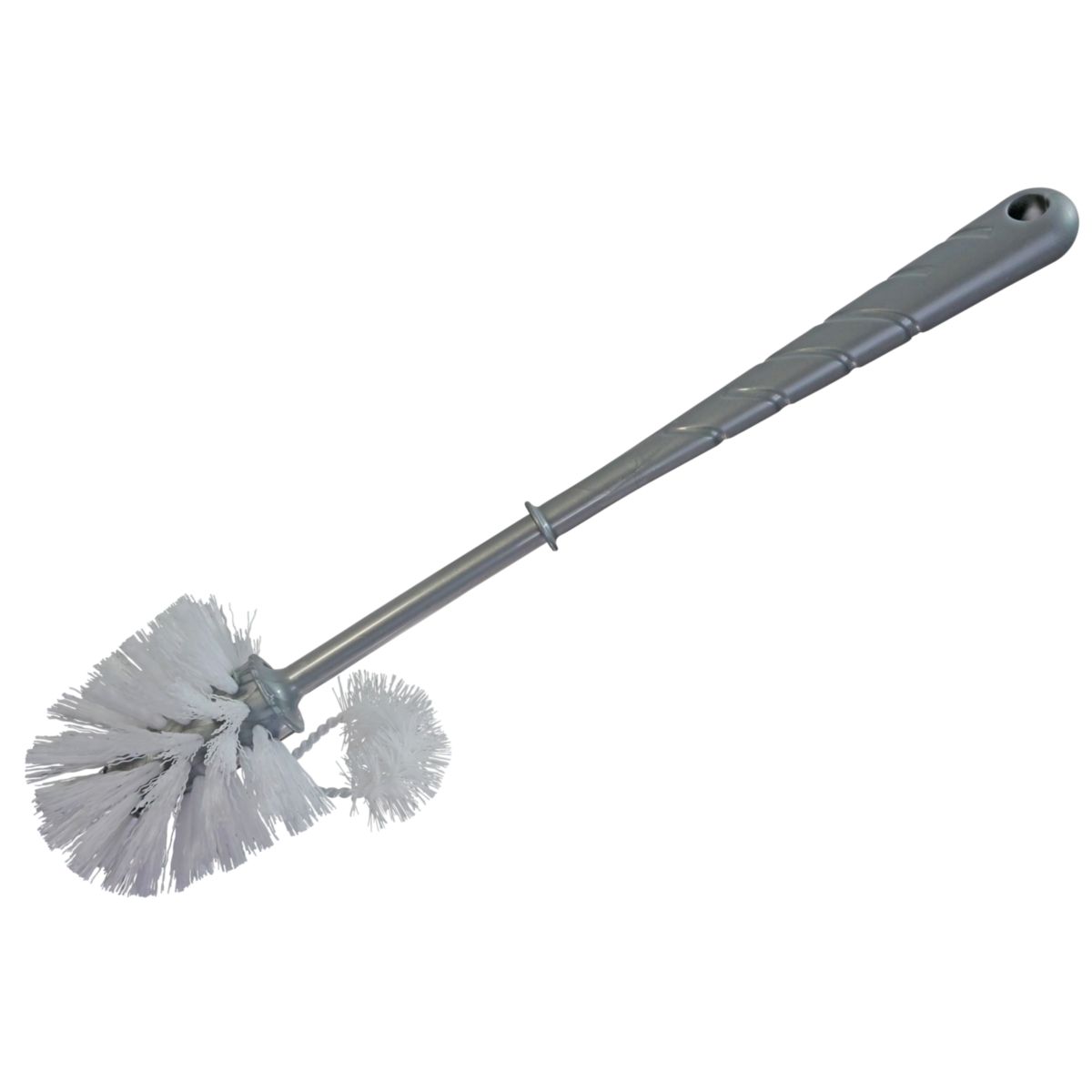 WC-Bürste Kunststoffgriff silber