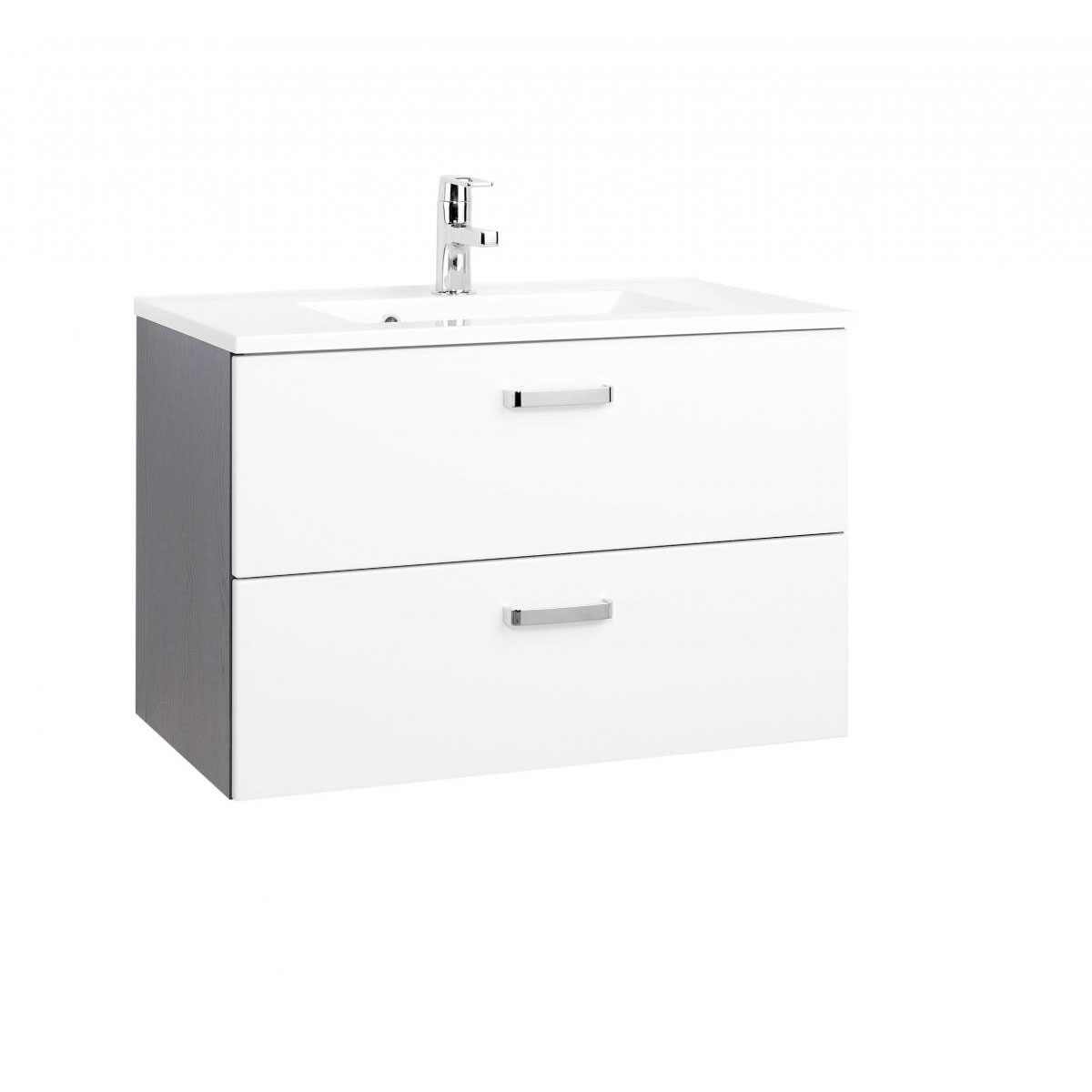 HELD Waschtisch 80 graphitgrau 2 Auszüge