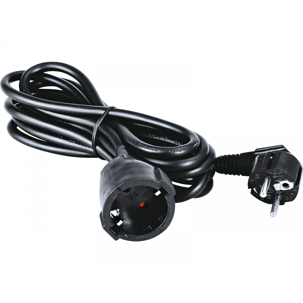 Flector Technik Verlängerungsleitung HO5VV 300 cm schwarz