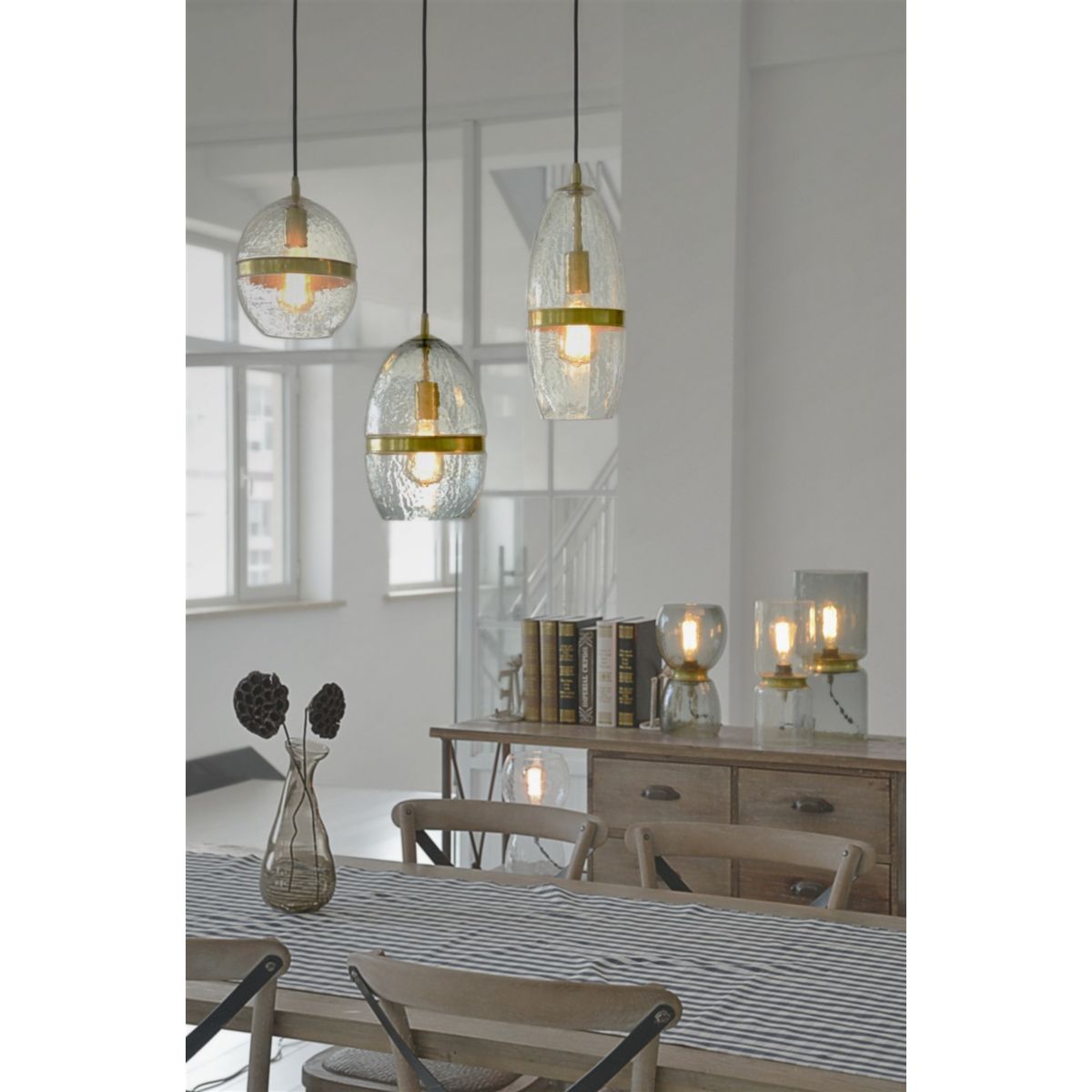 Hängelampe Tamo Large Transparent kupfer Bild 2