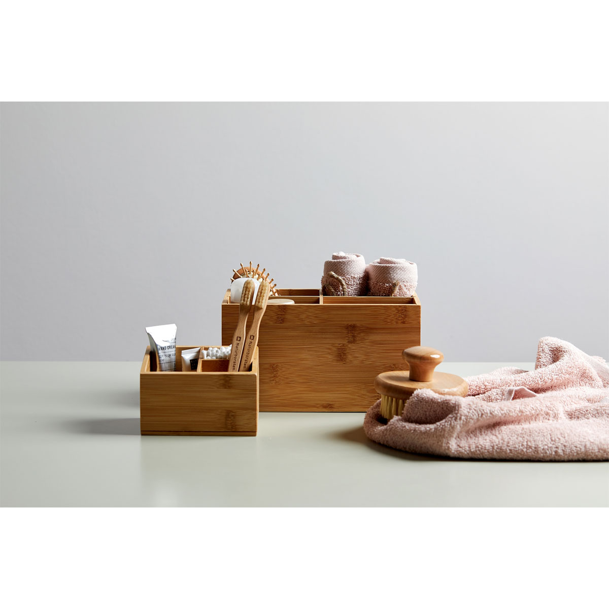 Wenko  Bambus Organizer Terra 3 Fächer 2er Set Bild 7