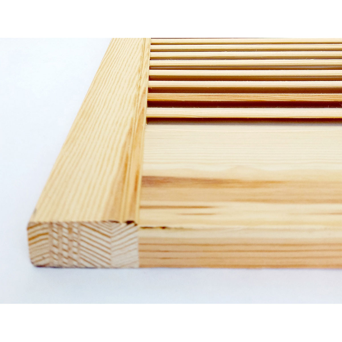 Lamellentür 242,2 x 39,4 x 2 cm Kiefer massiv Bild 2