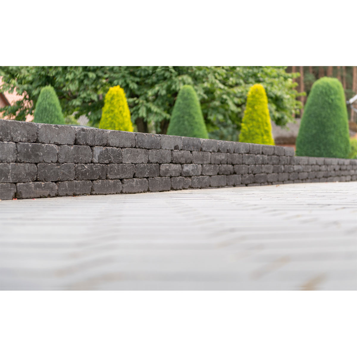 Diephaus  Antik-Mauerstein BIG basalt 30 x 10 x 20 cm Bild 2