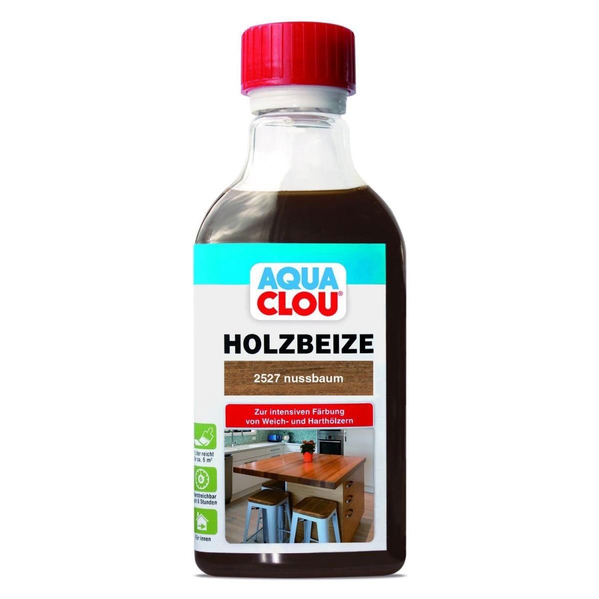 Clou B11 Aqua Holzbeize Nussbaum 250 ml