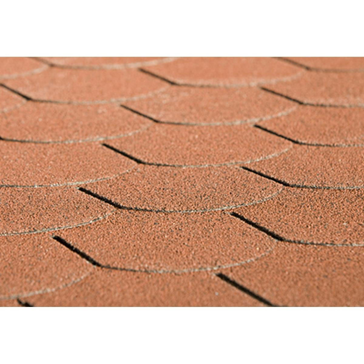 Weka Dachschindeln Biberschwanz 3m² rot