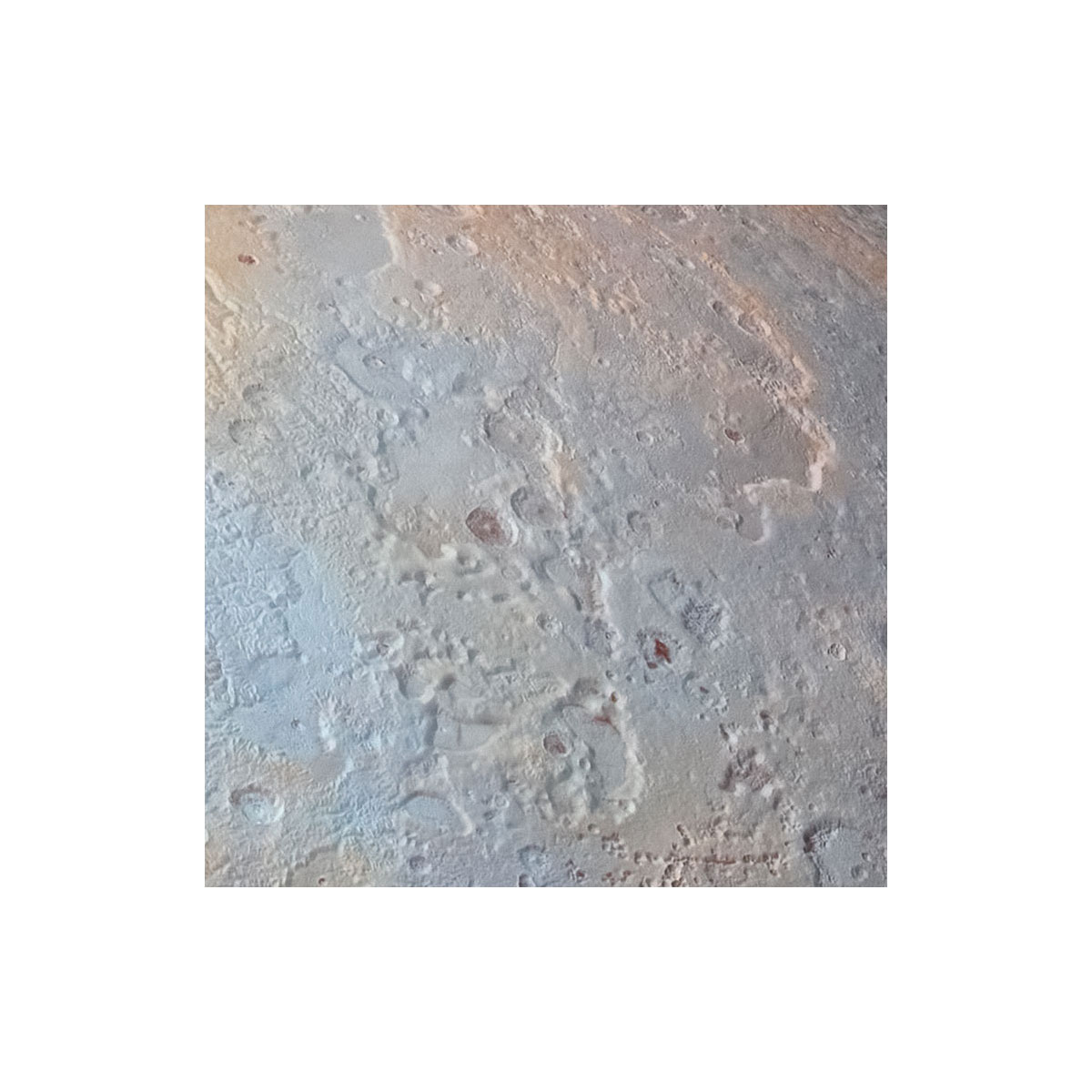 Komar  Selbstklebende Vlies Fototapete rund Pluto Durchmesser 125 cm Bild 4