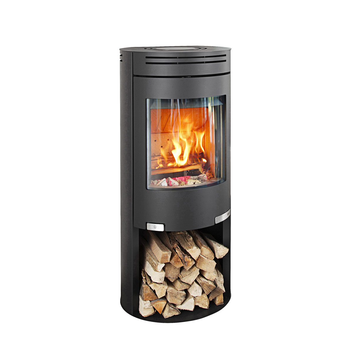 Kaminofen Aduro 1.4 6kWStahl schwarz Anschl. oben/hinten 150mm Bild 1