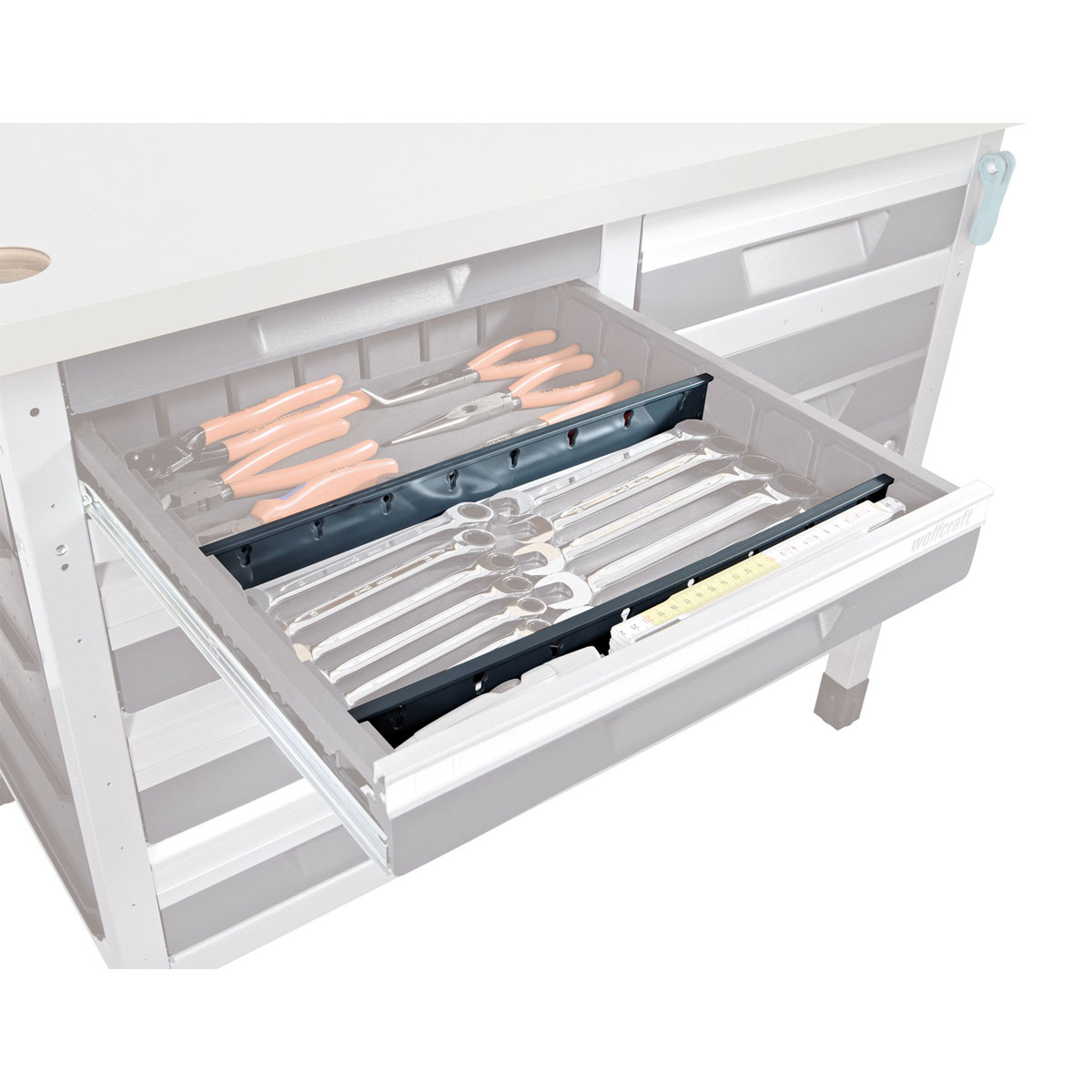 Wolfcraft Schubladenunterteilung-Set WSS klein 2-teilig Bild 2