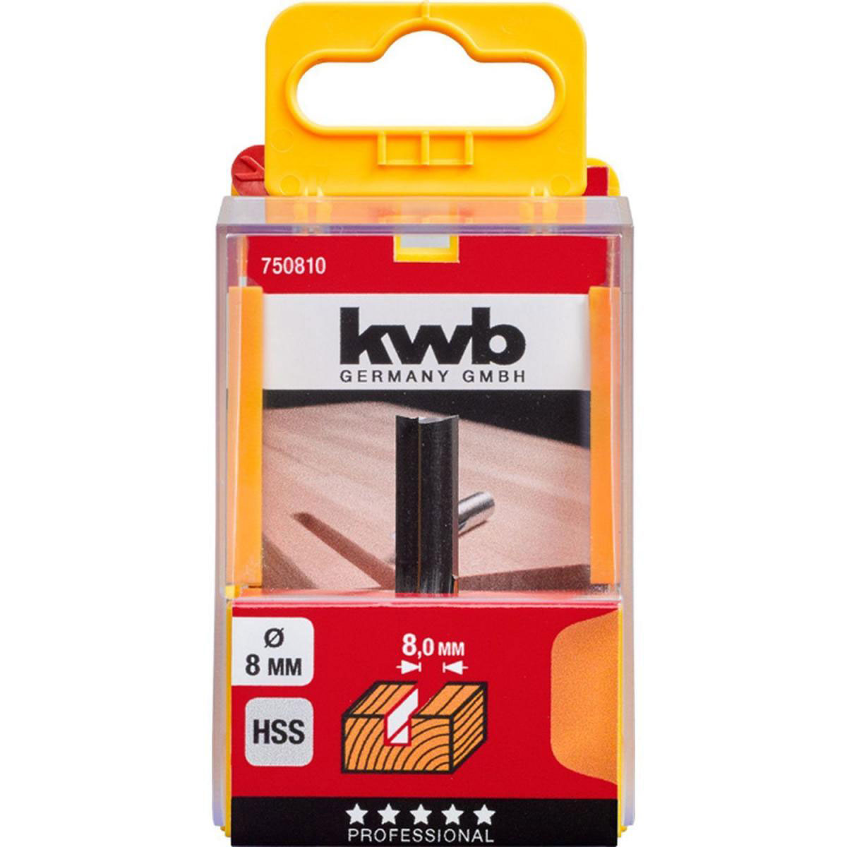 kwb  Nutfräser Durchmesser 8 mm Bild 2