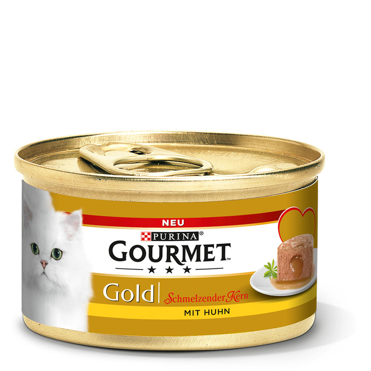 Gourmet  Dose Gold Schmelzender Kern mit Huhn 85g