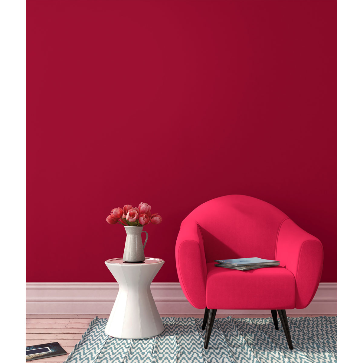 Vincent Wand- und Deckenfarbe Farbspiel Rubina matt 2,5 L Bild 2