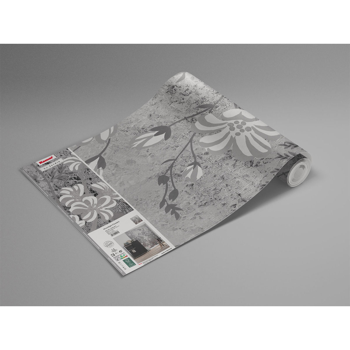 Komar  Vlies Fototapete Moonlight Flowers 200x250 cm Bild 8