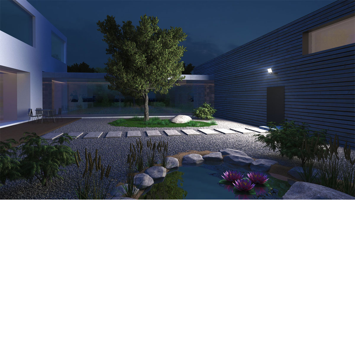 Steinel LED-Strahler XLED ONE XL S mit Bewegungsmelder schwenkbar weiß Bild 5