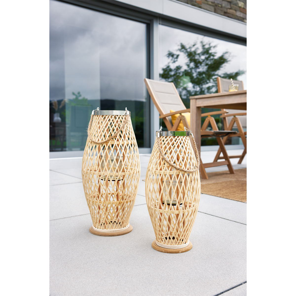 Laterne Boho 25 x 25 x 55 cm Bild 2