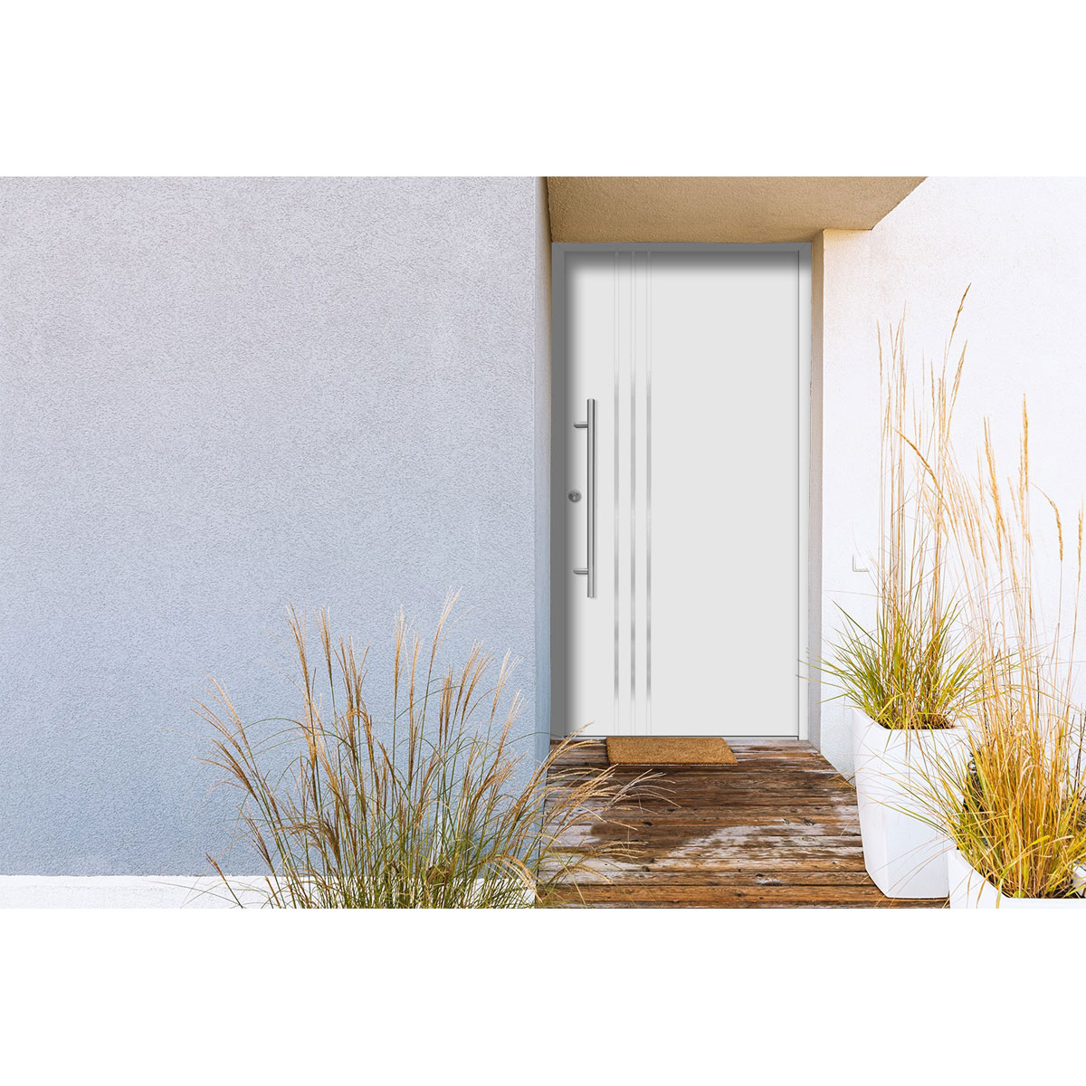 SplenDoor  Premium-Haustür Passivedoor Kalmar energiesparend weiss 110 x 210 cm links Bild 2