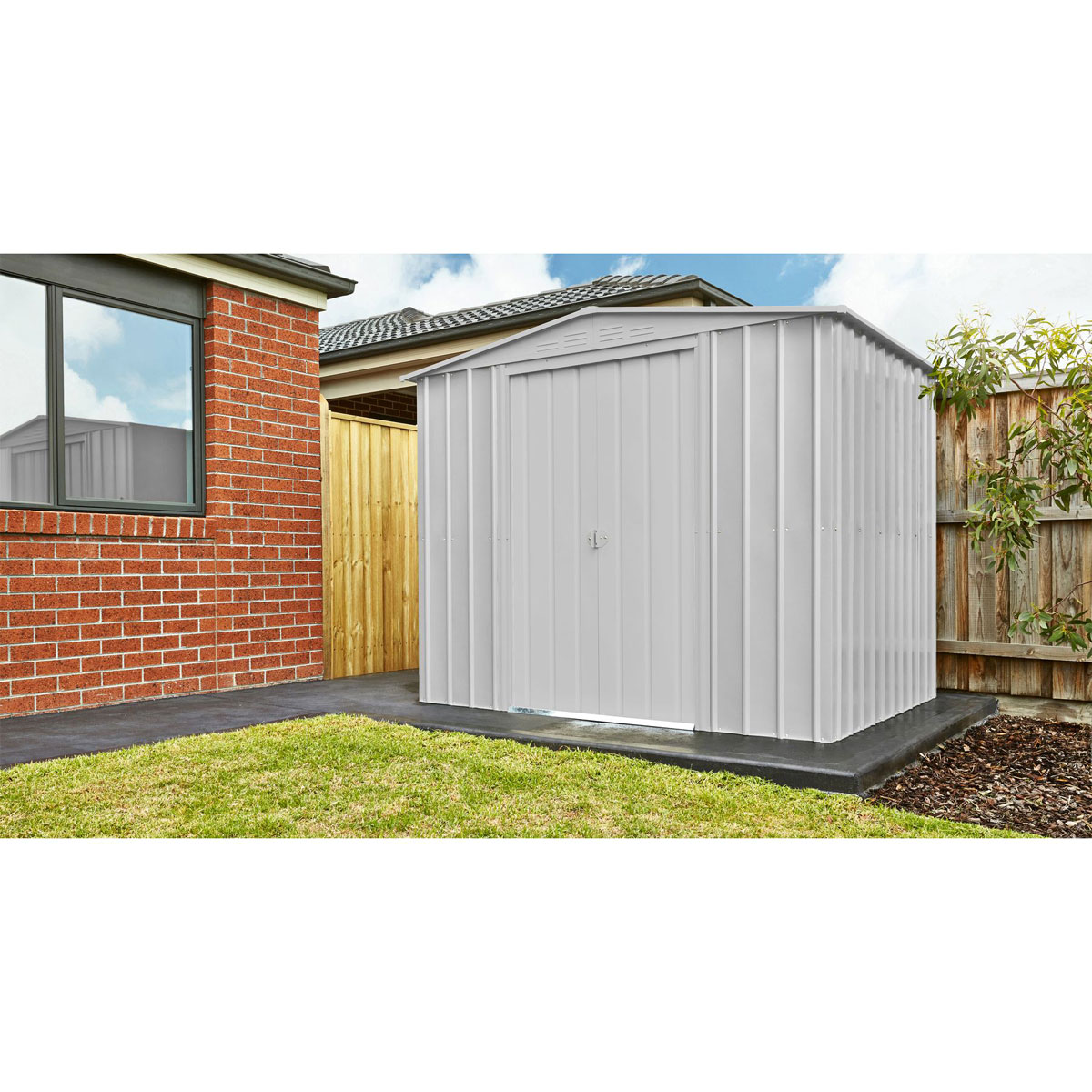 Globel Gerätehaus Dream 4,1m² silber Bild 4