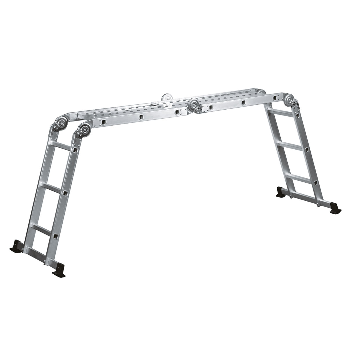 MyTool Mehrzweckleiter mit Arbeitsplattform 4 x 3 Stufen Bild 4