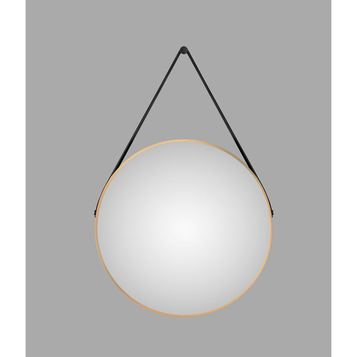 DSK  Design Spiegel Silver Coiffeur Gold Dm 80 cm Bild 2