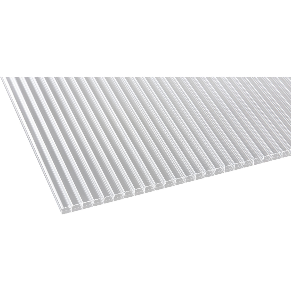 Polycarbonat-Hohlkammerplatte transparent 250 x 98 cm Bild 4