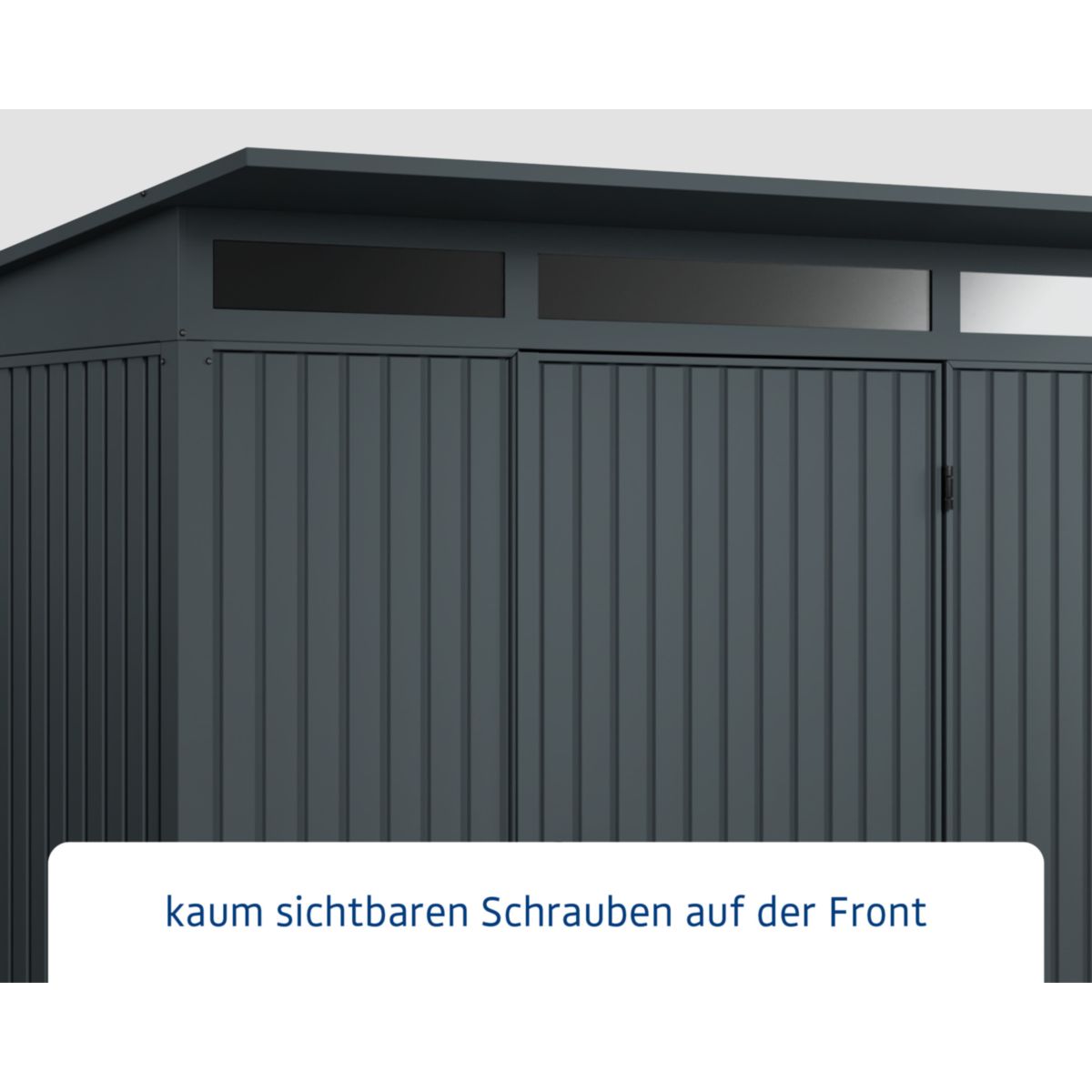 EcoStar  Gerätehaus Trend-PTyp 2RAL7016 1 flg Bild 4