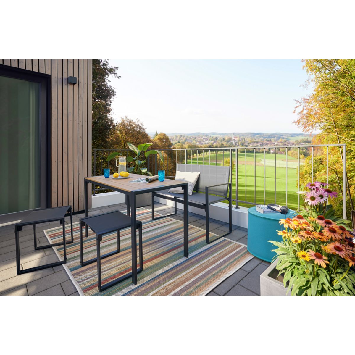 Haveson Balkon-Set Zürich 4-teilig Bild 10