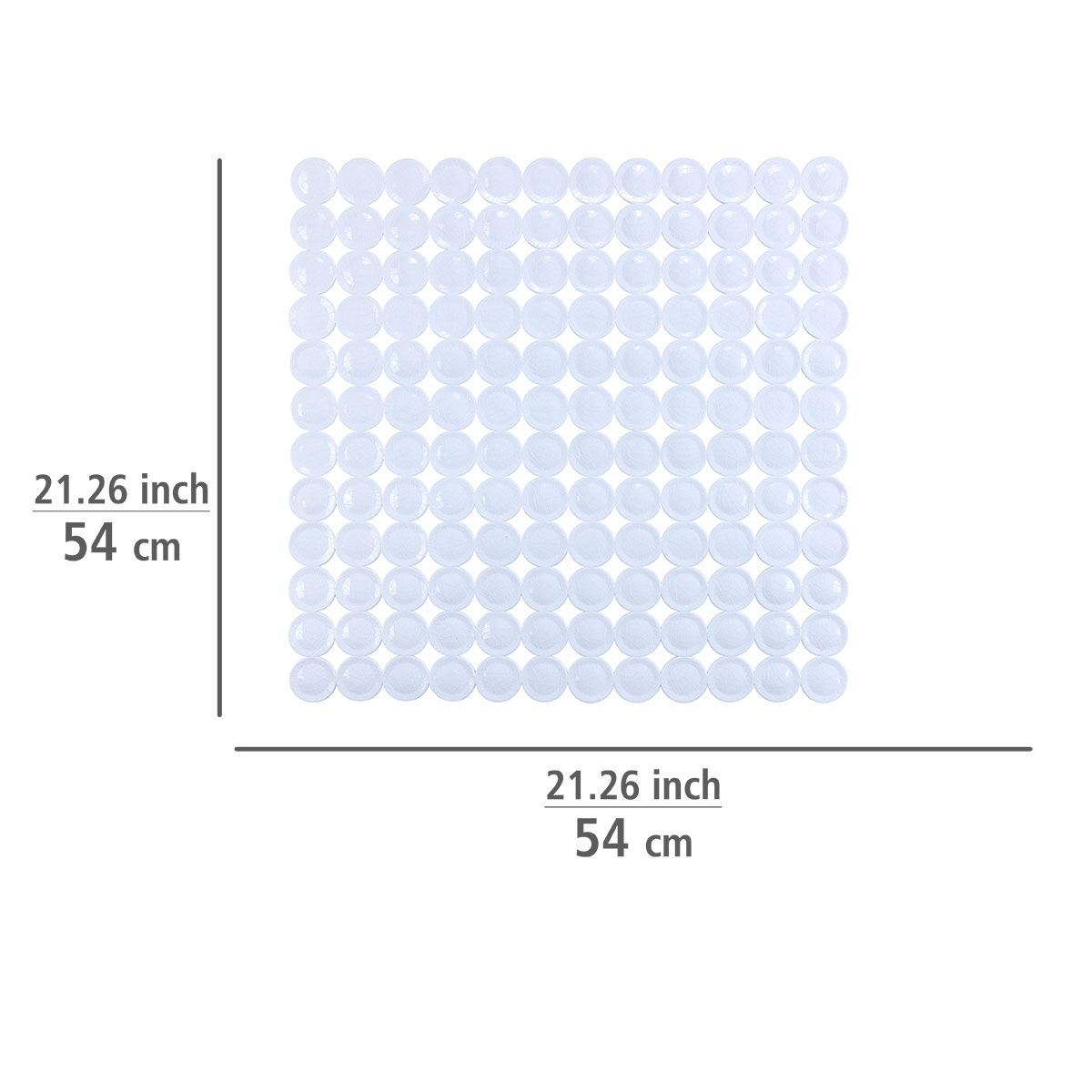 Wenko Duscheinlage Belem weiß 54 x 54 cm Bild 4