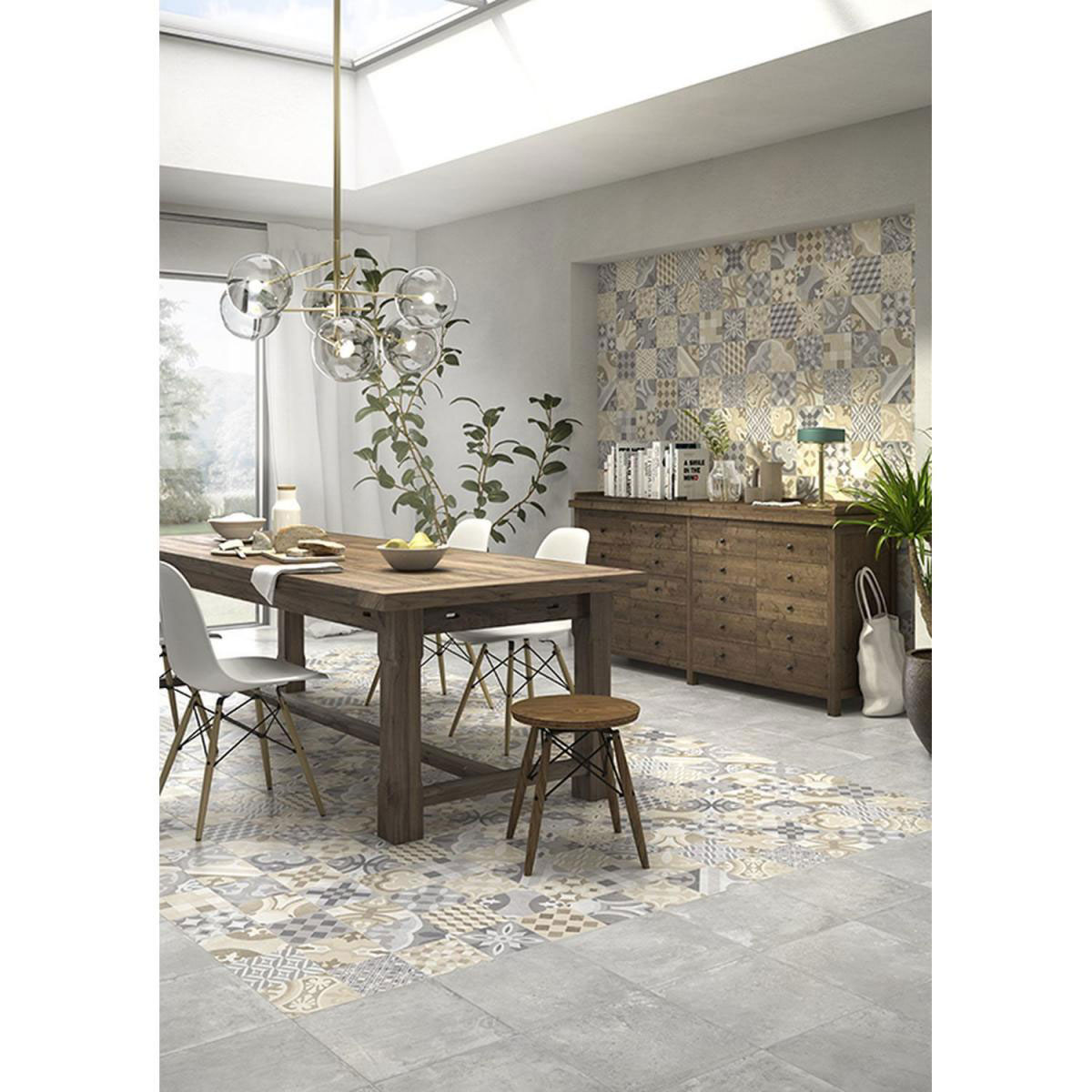 Dekorfliese Patchwork 34 x 34 cm Bild 2