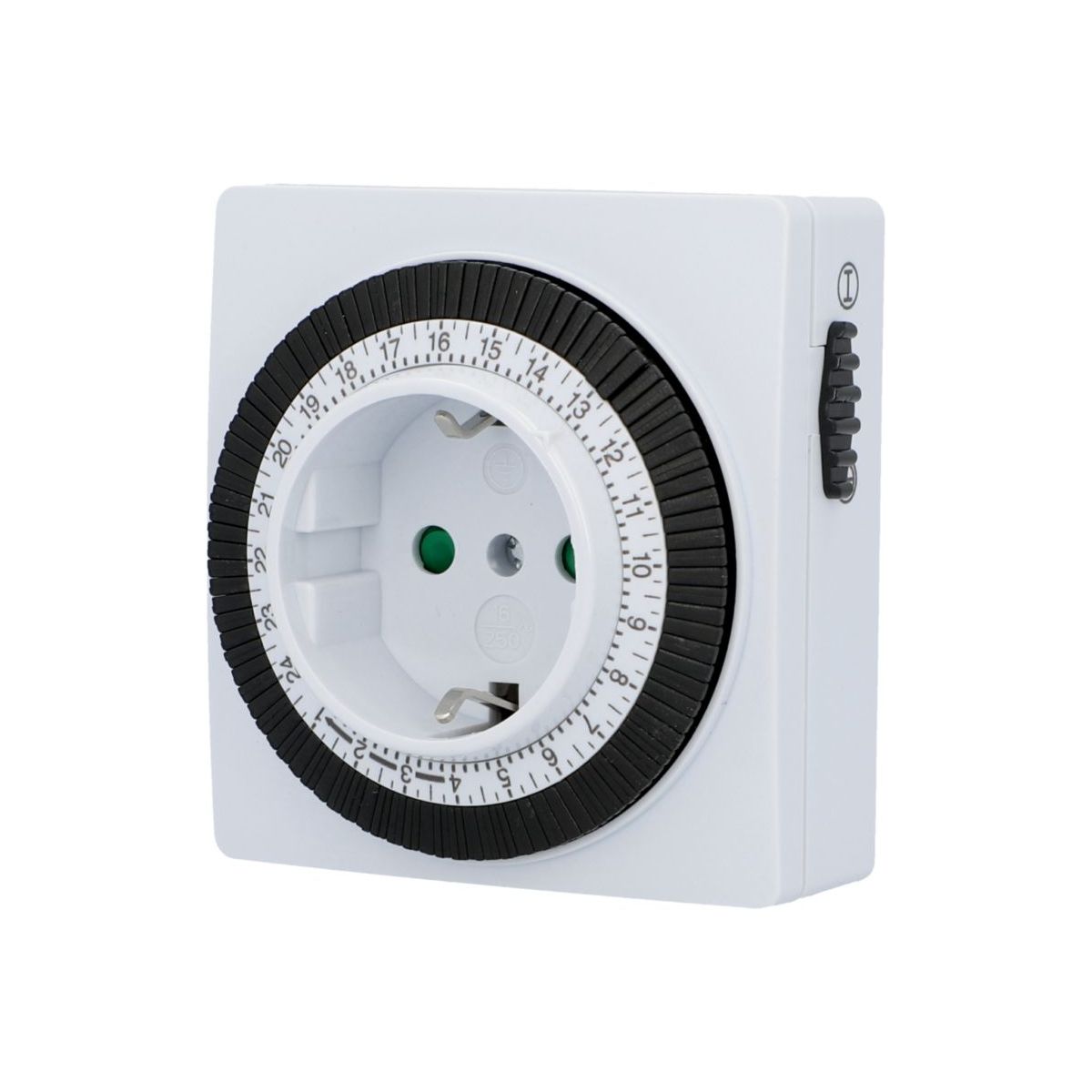 Unitec Tageszeitschaltuhr analog quadratisch