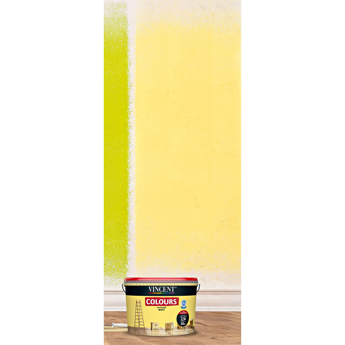 Vincent Wand- und Deckenfarbe Happiness 5 L Bild 3