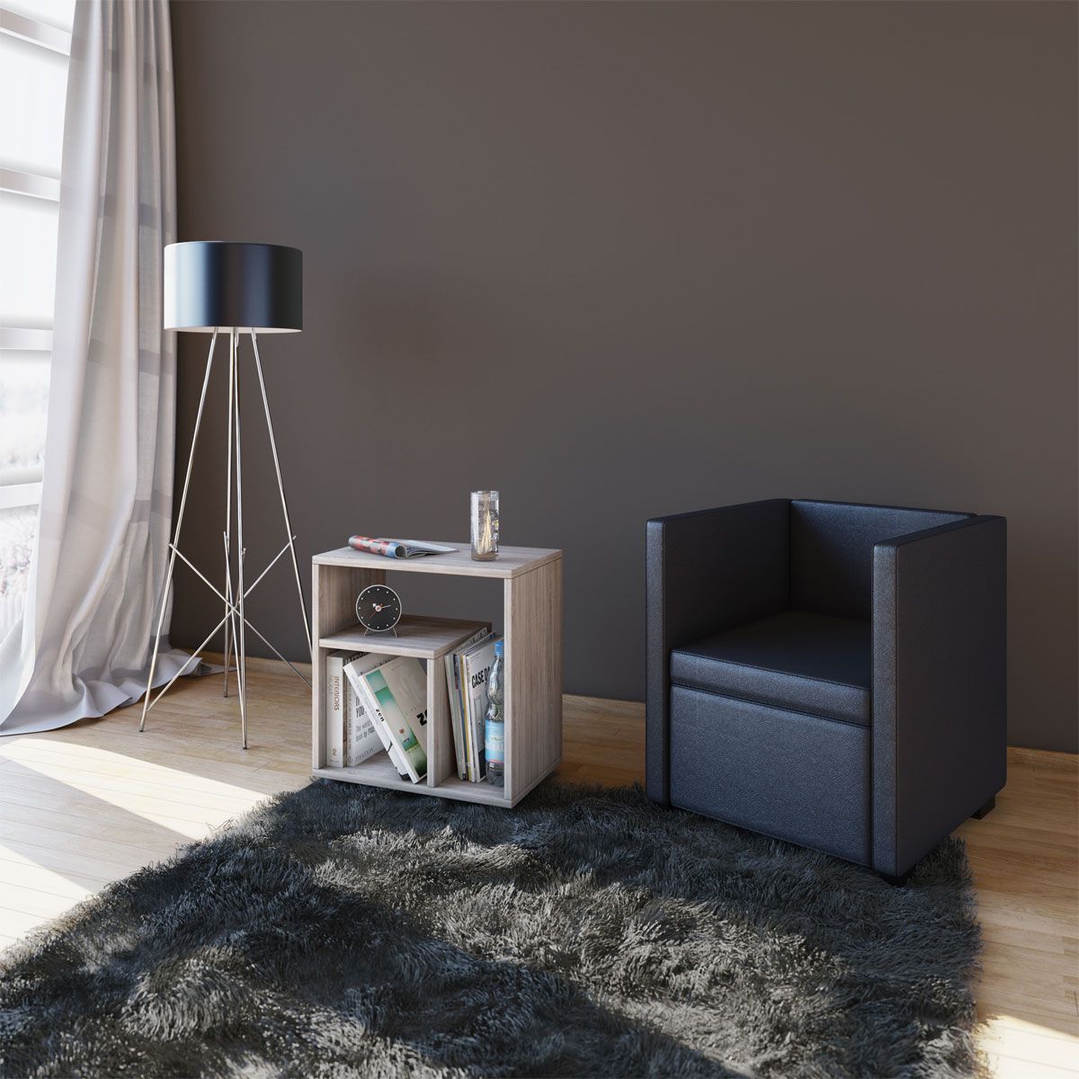 Beistelltisch Zeito Buche Bild 3