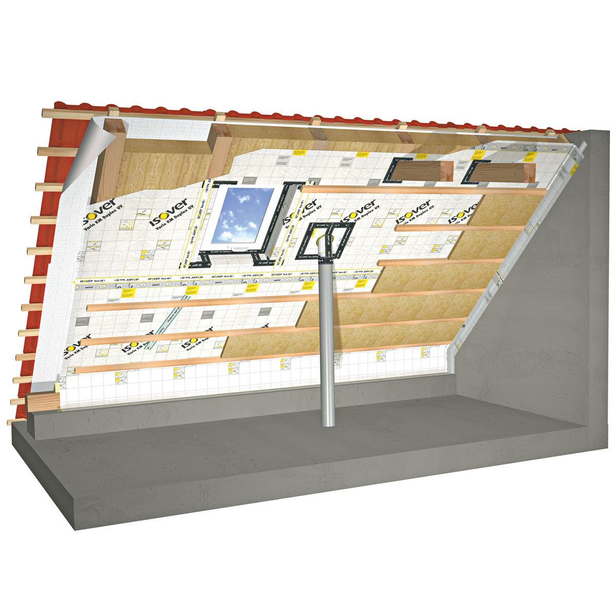 ISOVER Klemmfilz 032 125 x 39 x 12 cm Bild 4