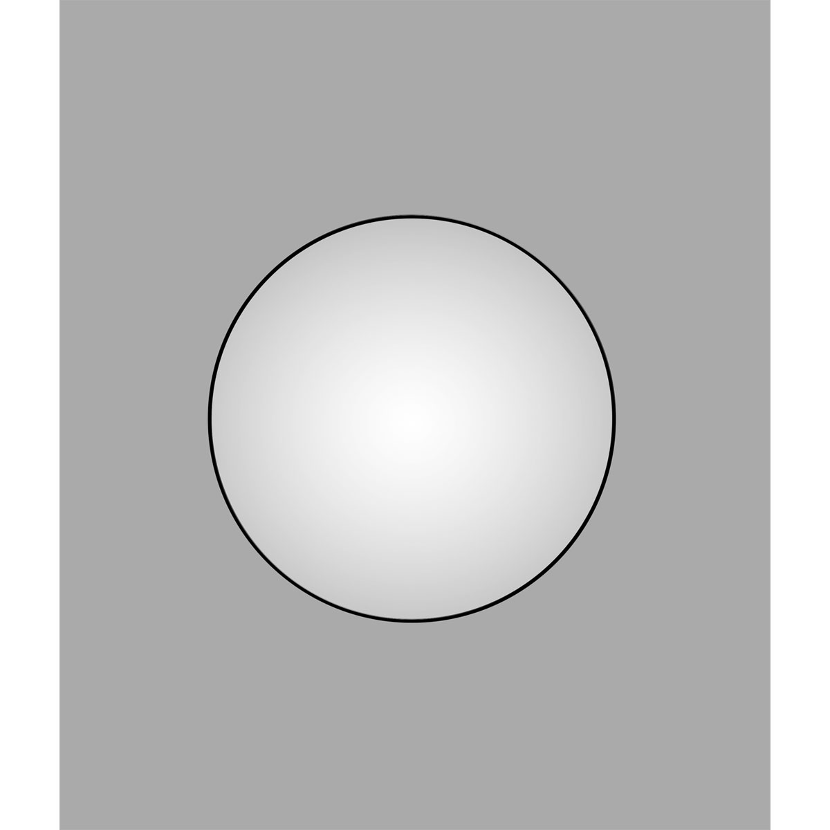 DSK  Design Spiegel Silver Globo Black Dm 120 cm