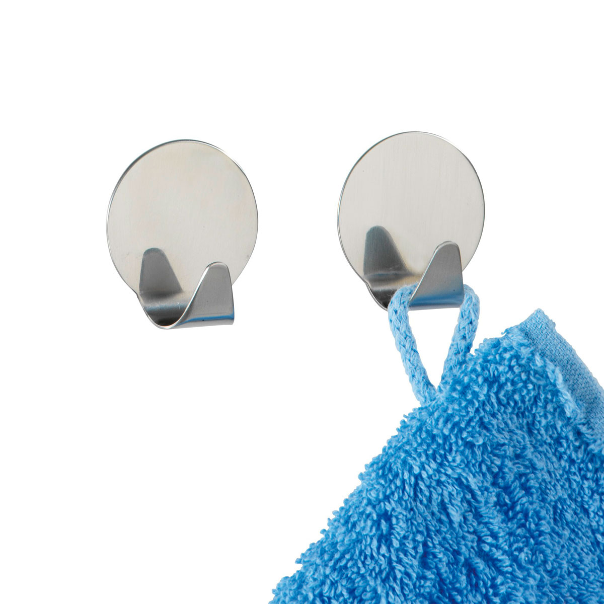 Wenko Rundhaken mittel glänzend 2er Set Bild 1