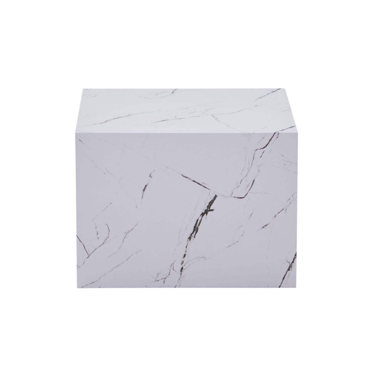 Beistelltisch Cuboid 125 weiss Bild 2