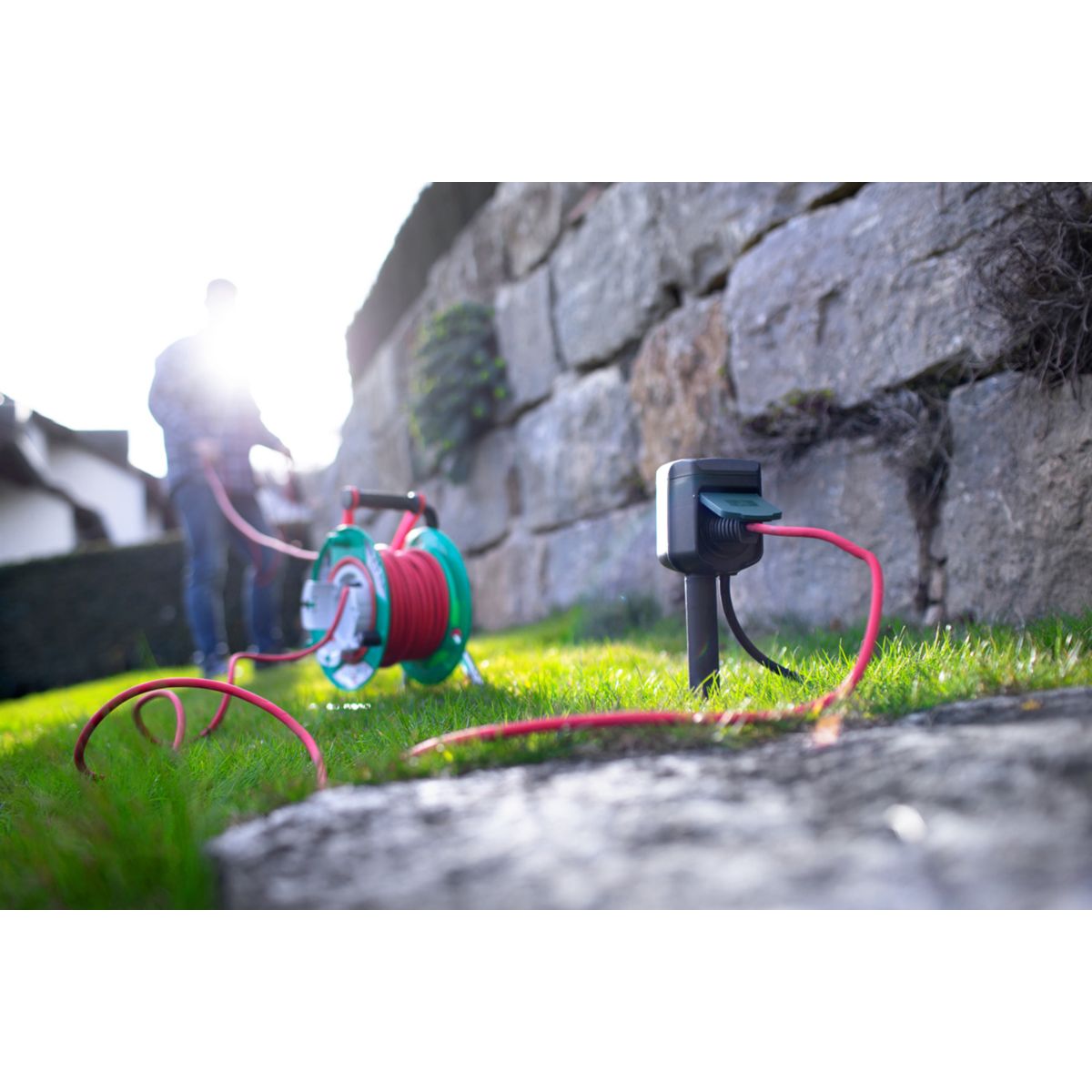 Brennenstuhl Gartenkabeltrommel Garant G 38m grün Bild 2