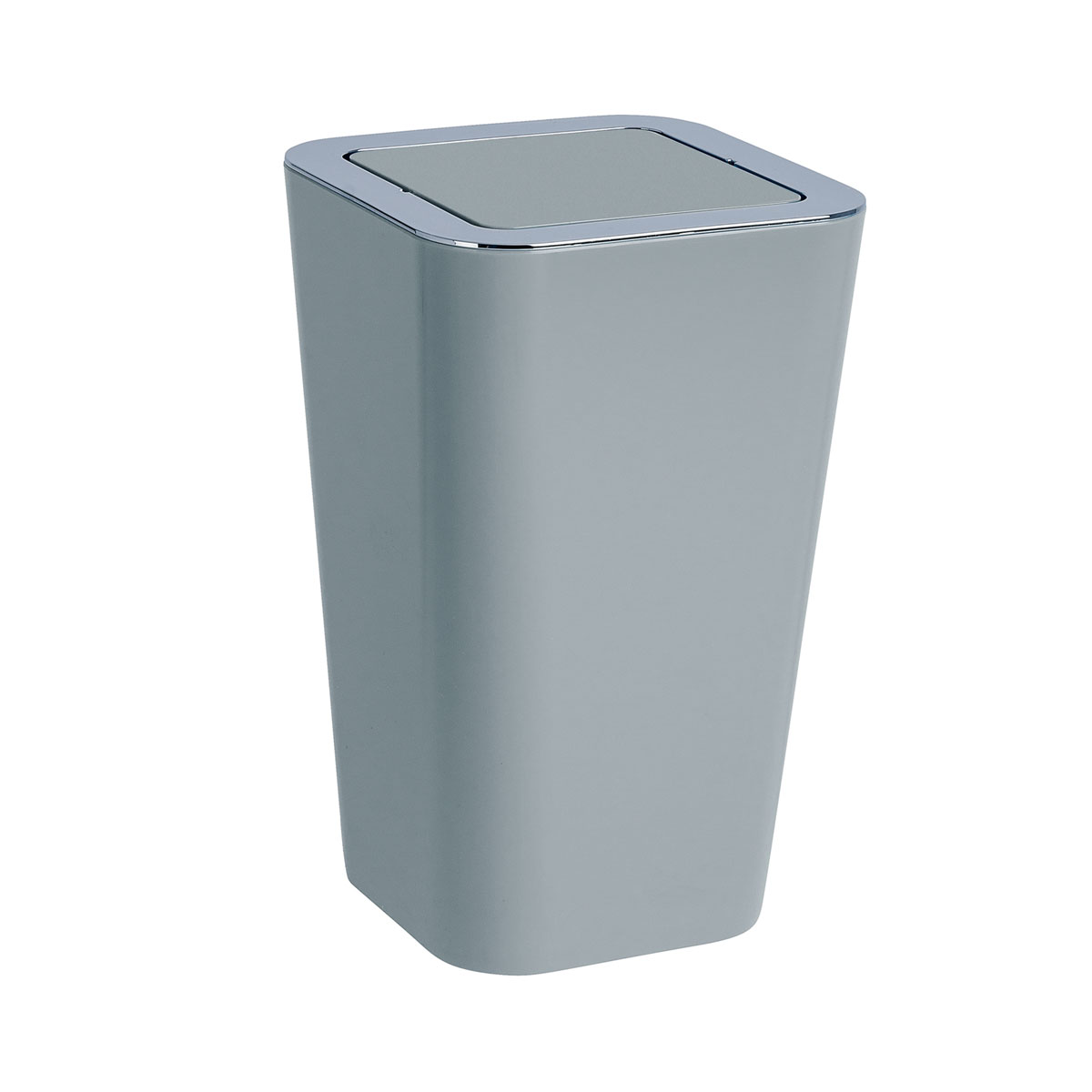 Wenko Schwingdeckeleimer Candy grau 6 L