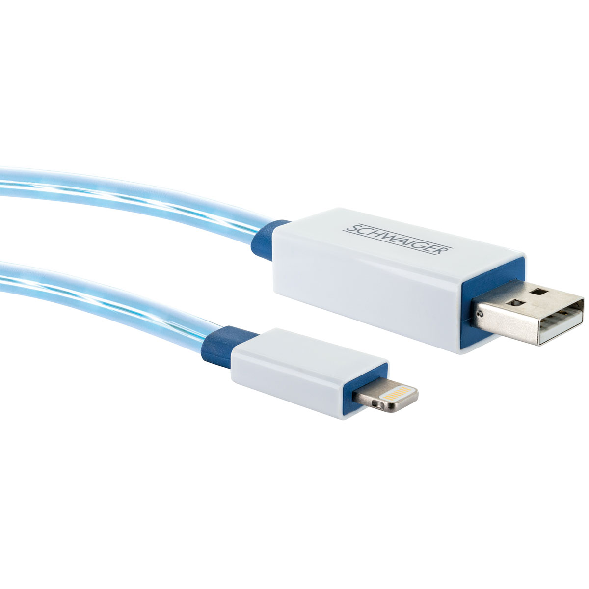 Schwaiger Sync- und Ladekabel Apple Lightning 0,8m weiß Bild 4
