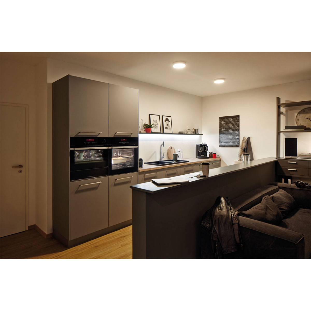 Paulmann  WallCeiling Lunar LED-Panel 225mm 15,5W 230V Weiß matt Alu Bild 3