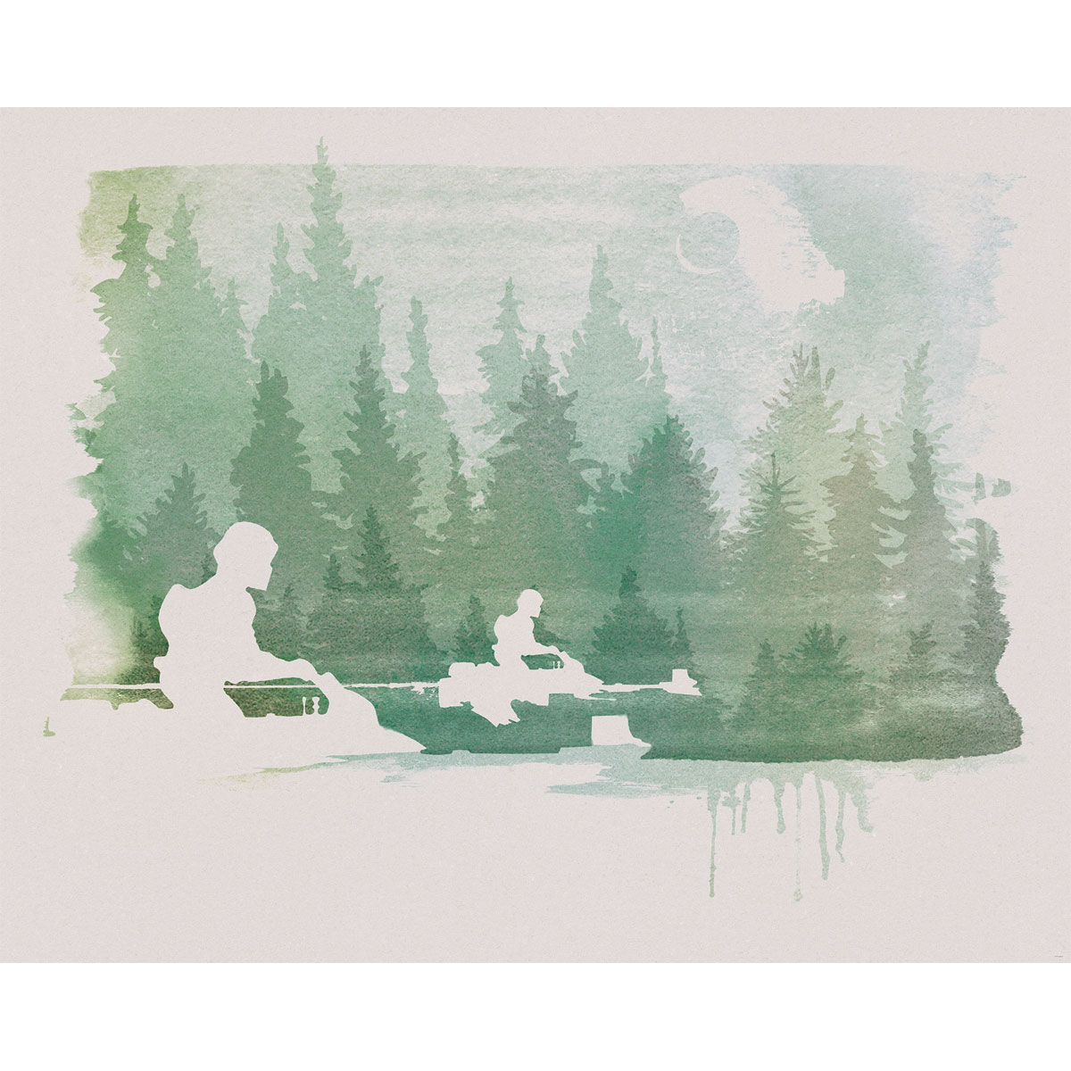 Komar  Vlies Fototapete Star Wars Endor Speeders 350x280 cm Bild 2