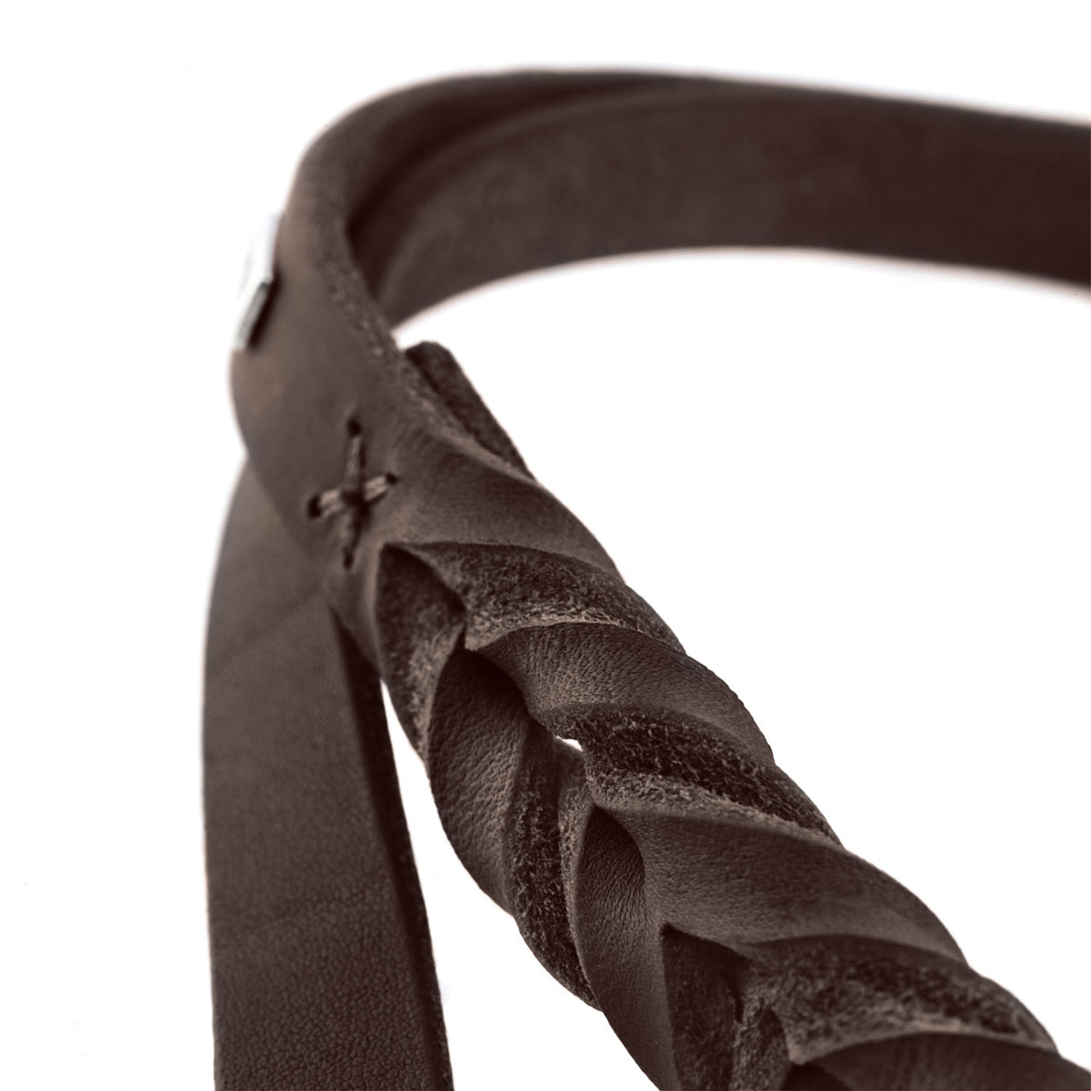 Hunter Führleine Solid Education dunkelbraun 250 x 1,3 cm Bild 3