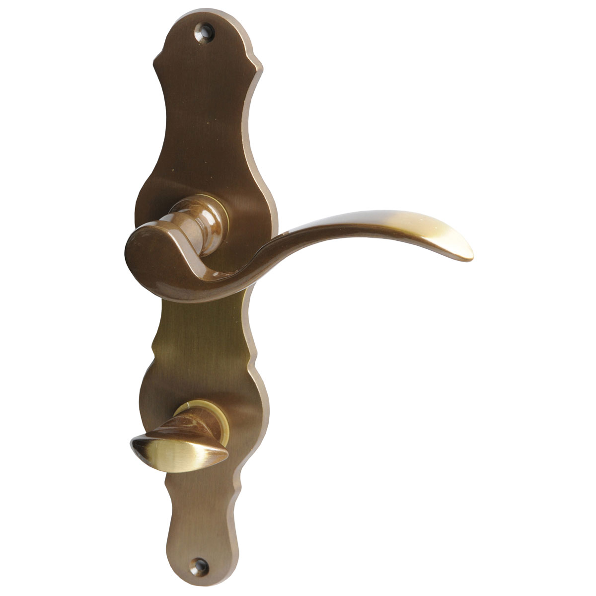 Alpertec Langschildgarnitur Eva Easy-LS für WC brüniert