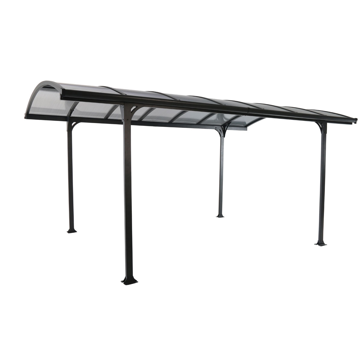 Durabil Aluminium-Carport antrahzit 2,9 x 2,4 x 5 m