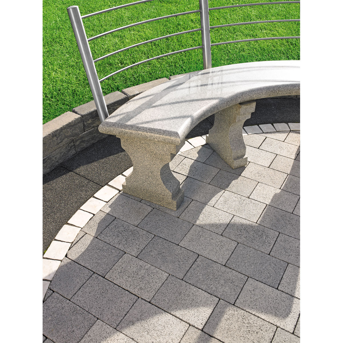 Pflaster Allee diamant grau anthrazit melange 16 x 24 x 8 cm  Bild 4