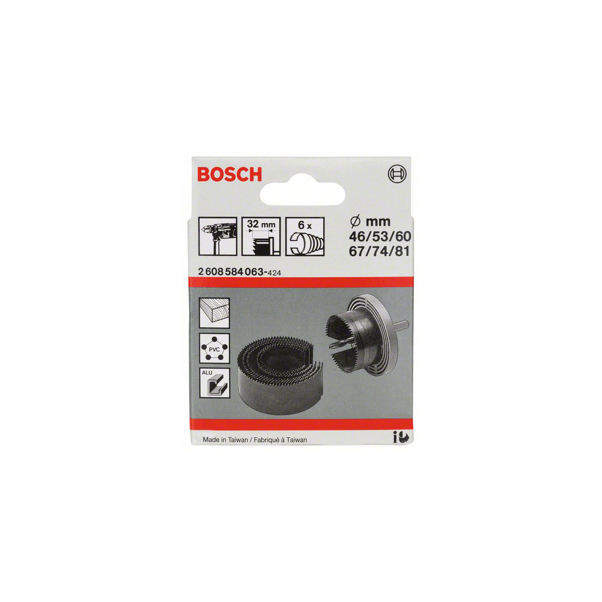 Bosch Professional  Sägekranz-Set 48-81 mm 6-teilig Bild 2