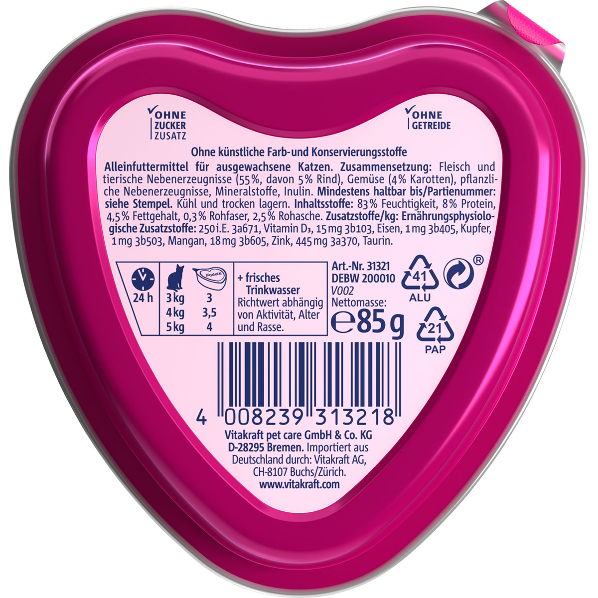 Poésie Sauce Rind und Karotte 85g Schale Bild 3