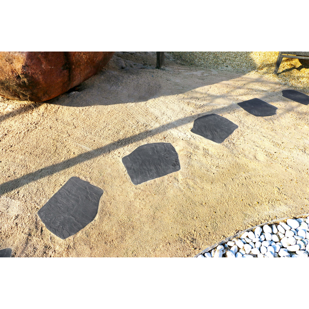 Keramik Trittstein Ardesia 42 x 36 x 2 cm Bild 4