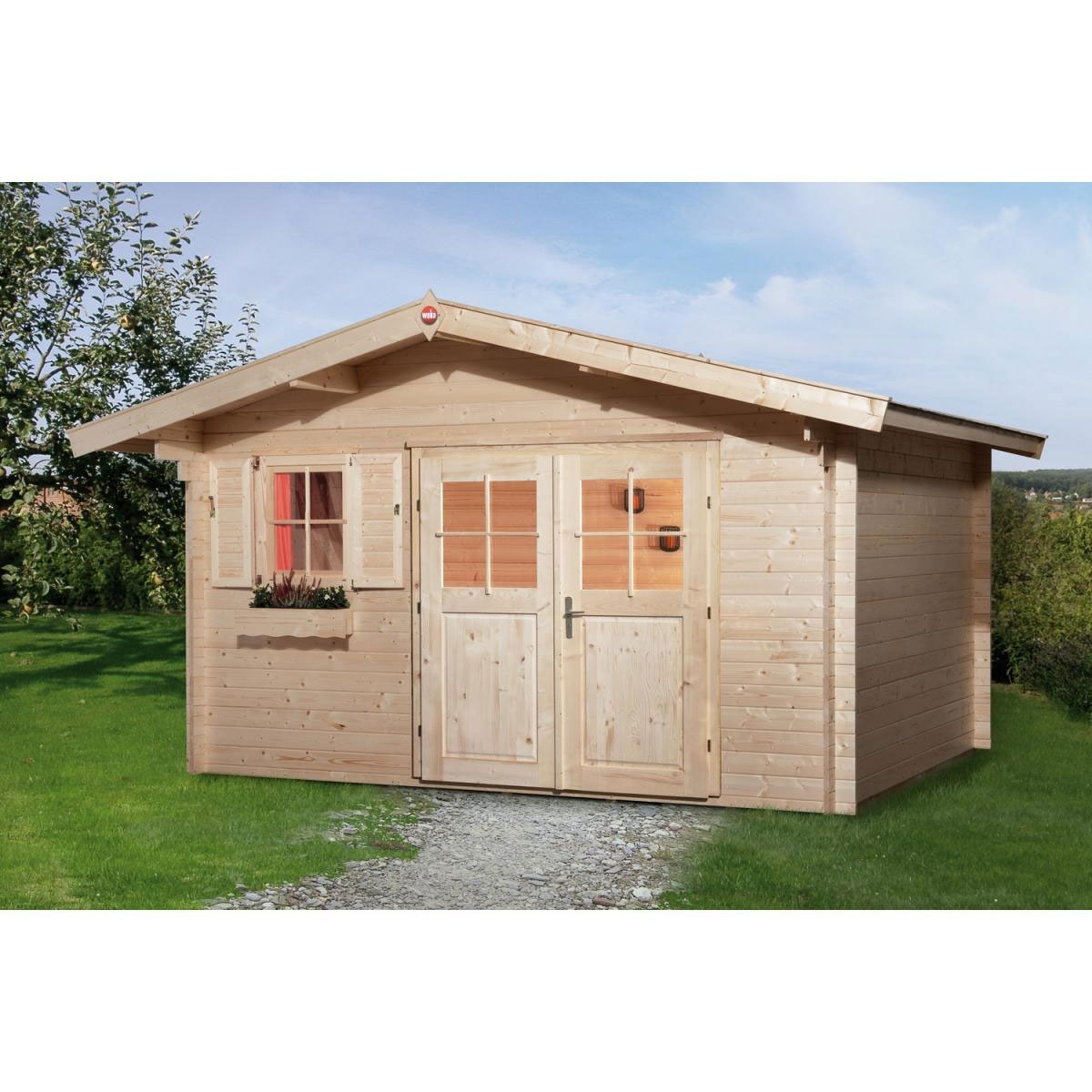 Weka Gartenhaus 111 Größe 3 460 x 450 x 262 cm