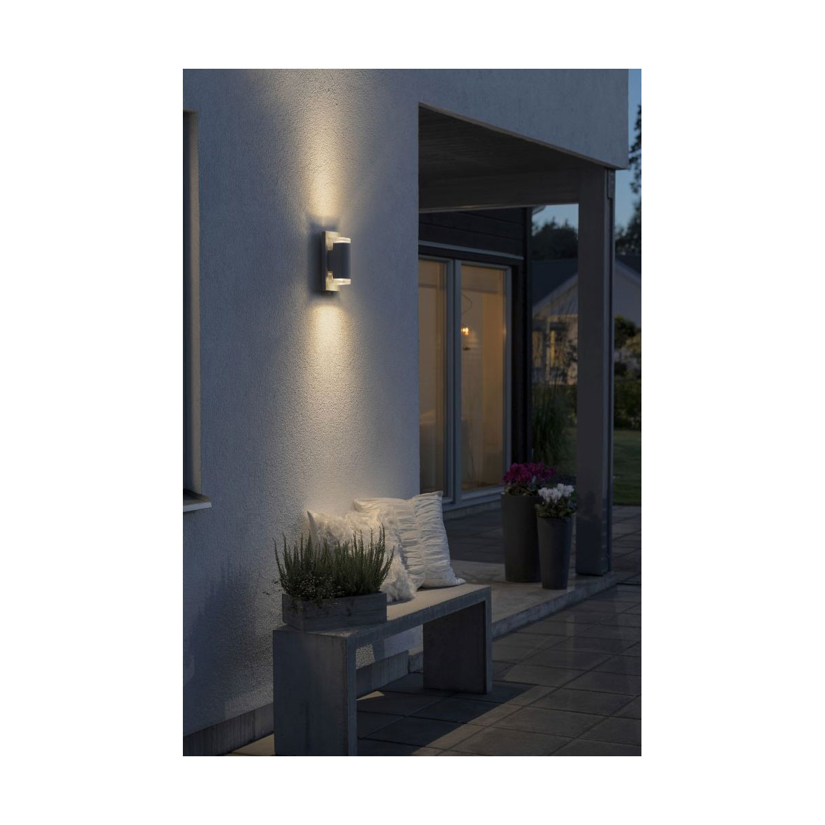 Konstsmide LED-Außenwandleuchte Potenza schwarz Bild 3