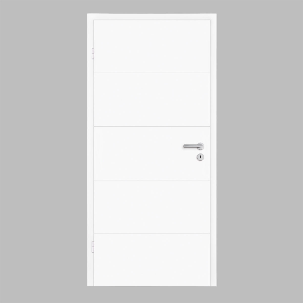 Borne Zimmertür Turida 10 198,5 x 73,5 cm weiß links